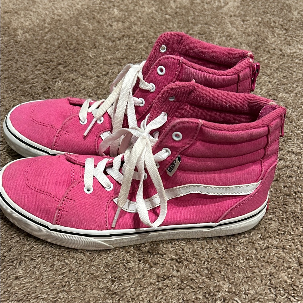 Vans Sk8-Hi Hot Pink High-Top Sneakers Women’s Size 5.5